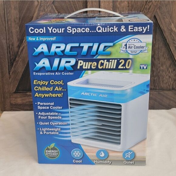 Arctic Air Pure Chill 2.0 Evaporative Air Cooler Air Conditioner Cooling - Picture 1 of 6